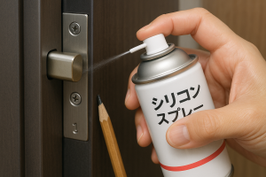 ラッチが固い場合の注油と対策