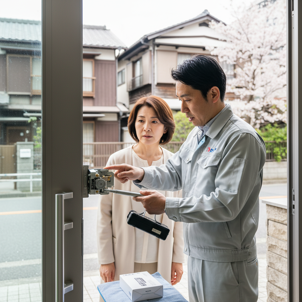 品川区上大崎のドアクローザー修理・交換：よくある原因と対策