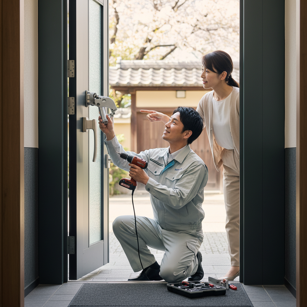 品川区南品川でドアクローザー修理・交換！原因と自分でできること