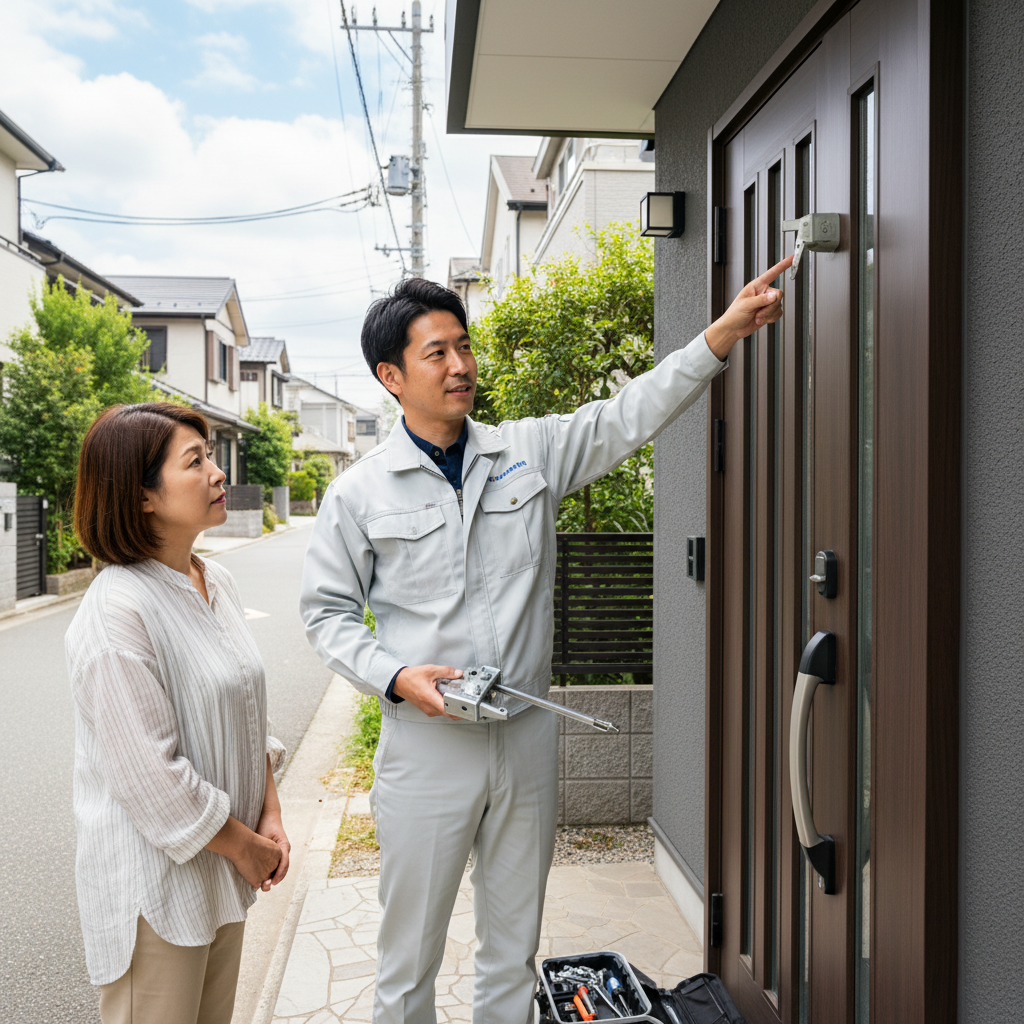 目黒区上目黒でドアクローザー交換！原因と修理のタイミング