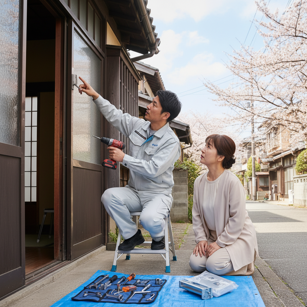 目黒区駒場 ドアクローザー交換：原因と修理のポイント