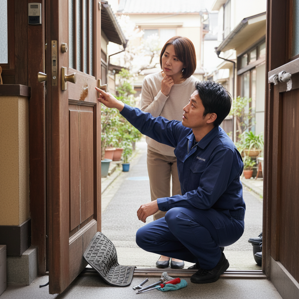 目黒区中目黒でドアクローザー修理・交換が必要な理由と症状