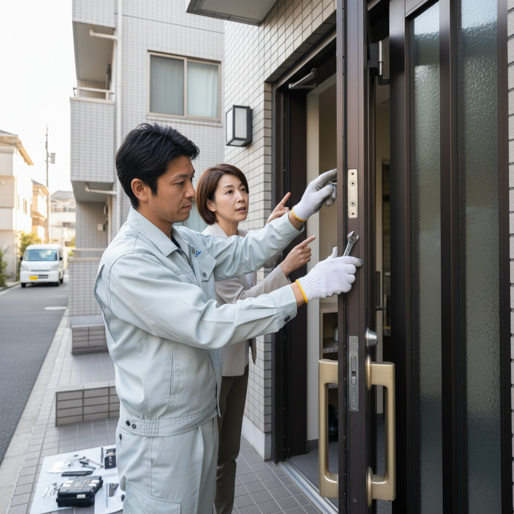 目黒区原町でドアクローザー修理・交換が必要な理由と症状
