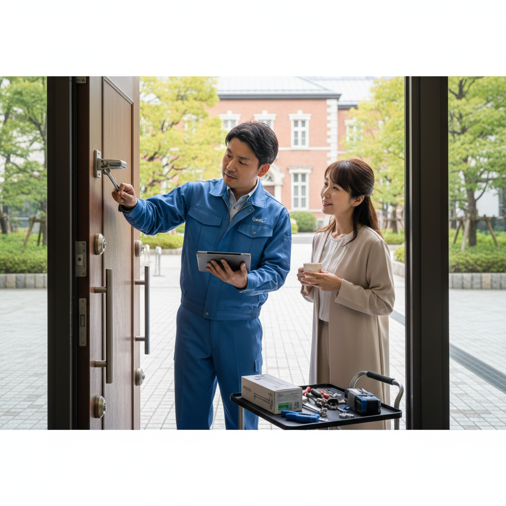 千代田区一番町でのドアクローザー修理・交換:症状と原因を徹底解説