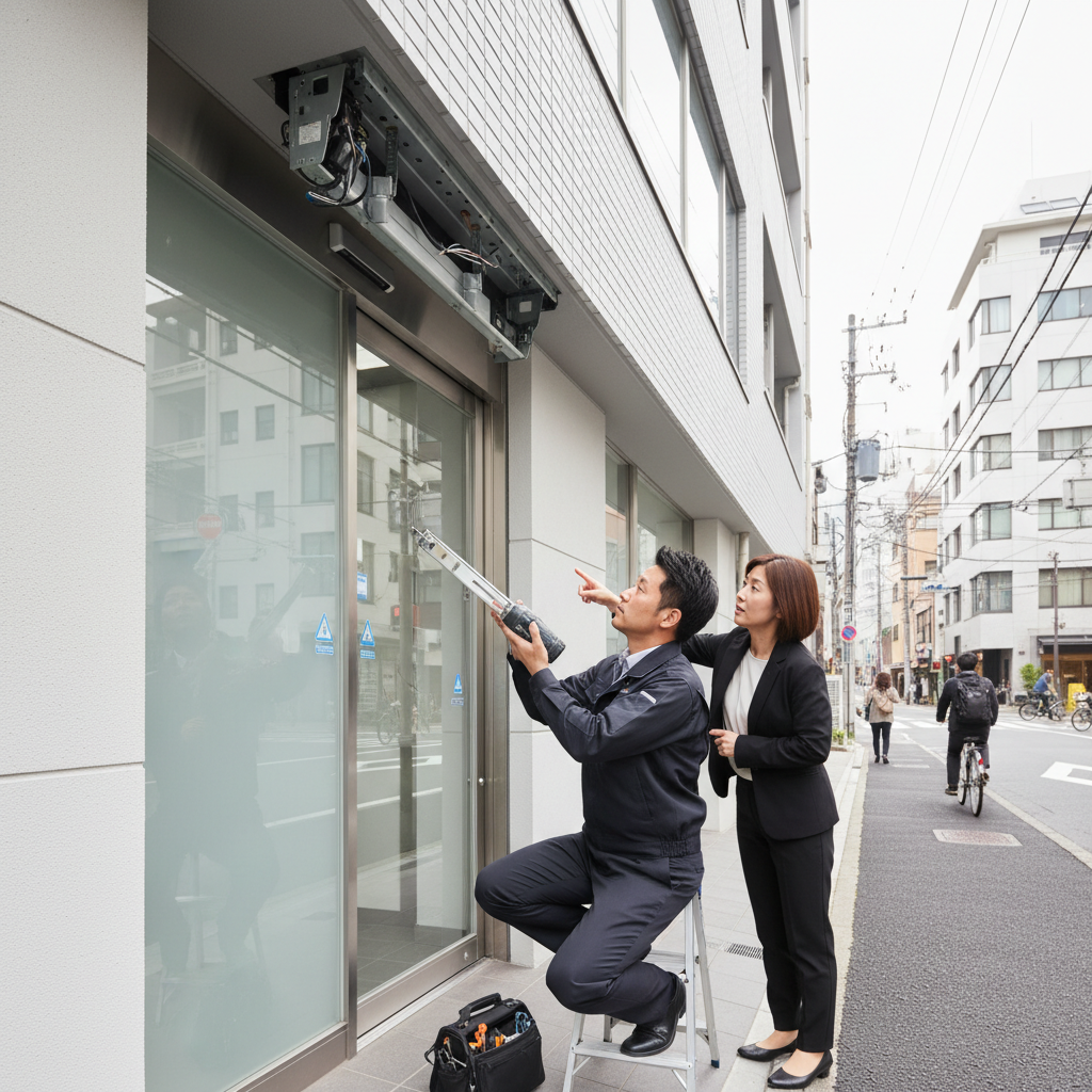 千代田区岩本町でドアクローザー修理・交換！緊急時の対応と原因