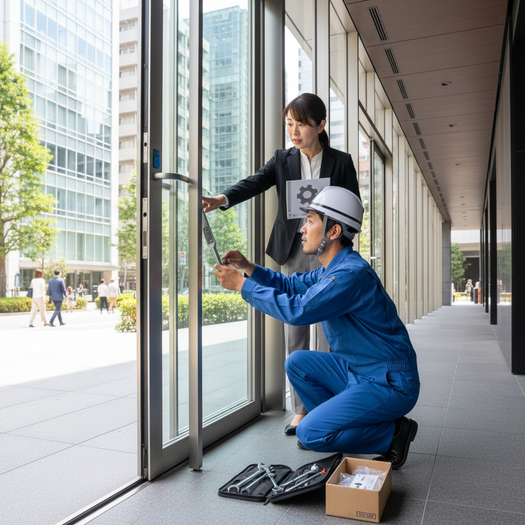 千代田区大手町 ドアクローザー修理・交換:原因と対策