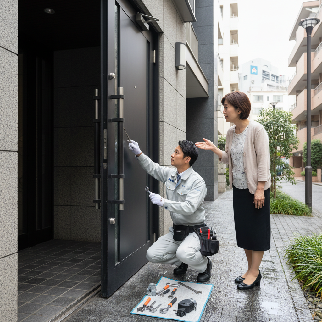 千代田区永田町でドアクローザー修理・交換が必要な理由と原因