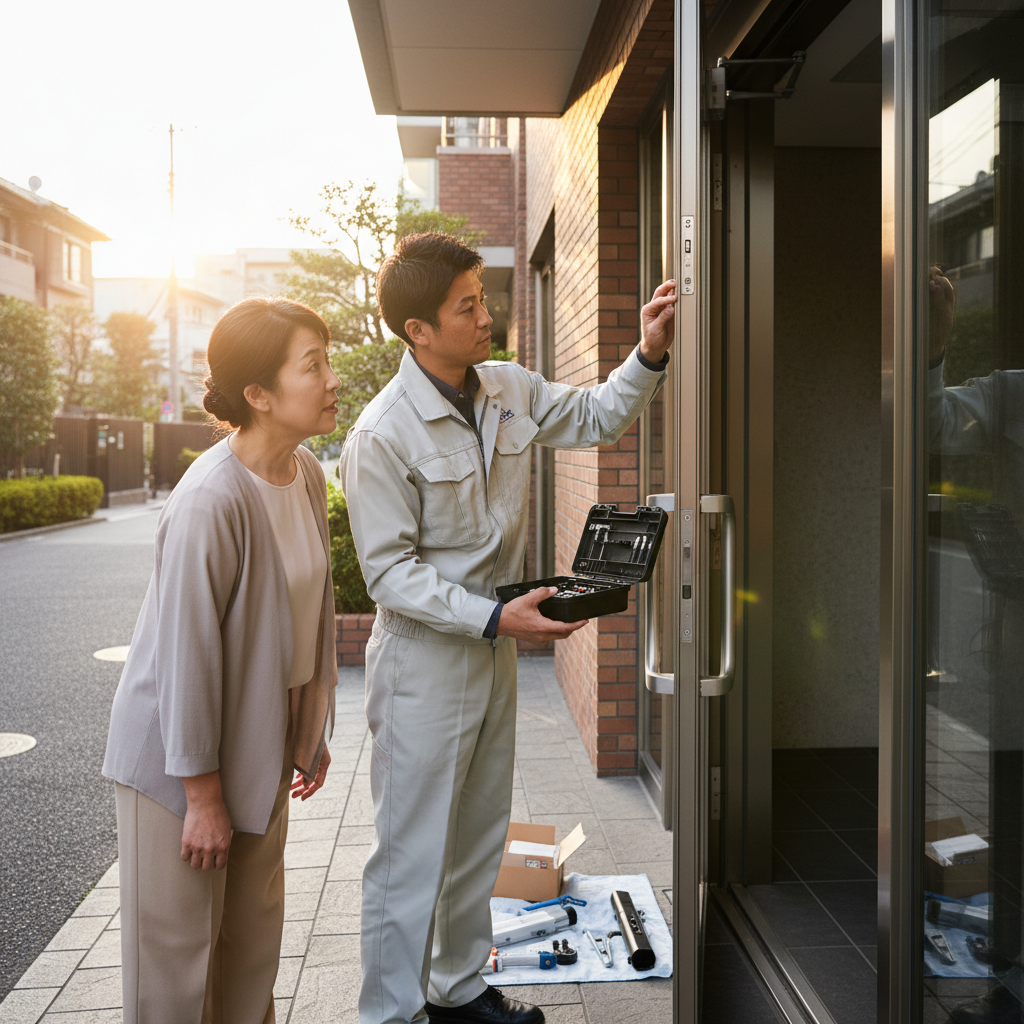千代田区四番町でのドアクローザー交換・修理、症状と原因をチェック