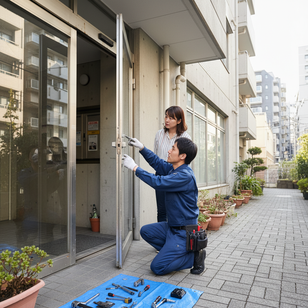 港区港南でドアクローザー修理・交換が必要な理由と原因