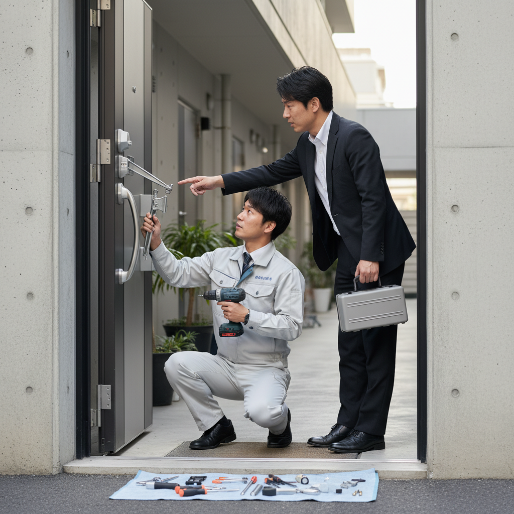 新宿区揚場町で緊急!ドアクローザー修理・交換が必要なケース
