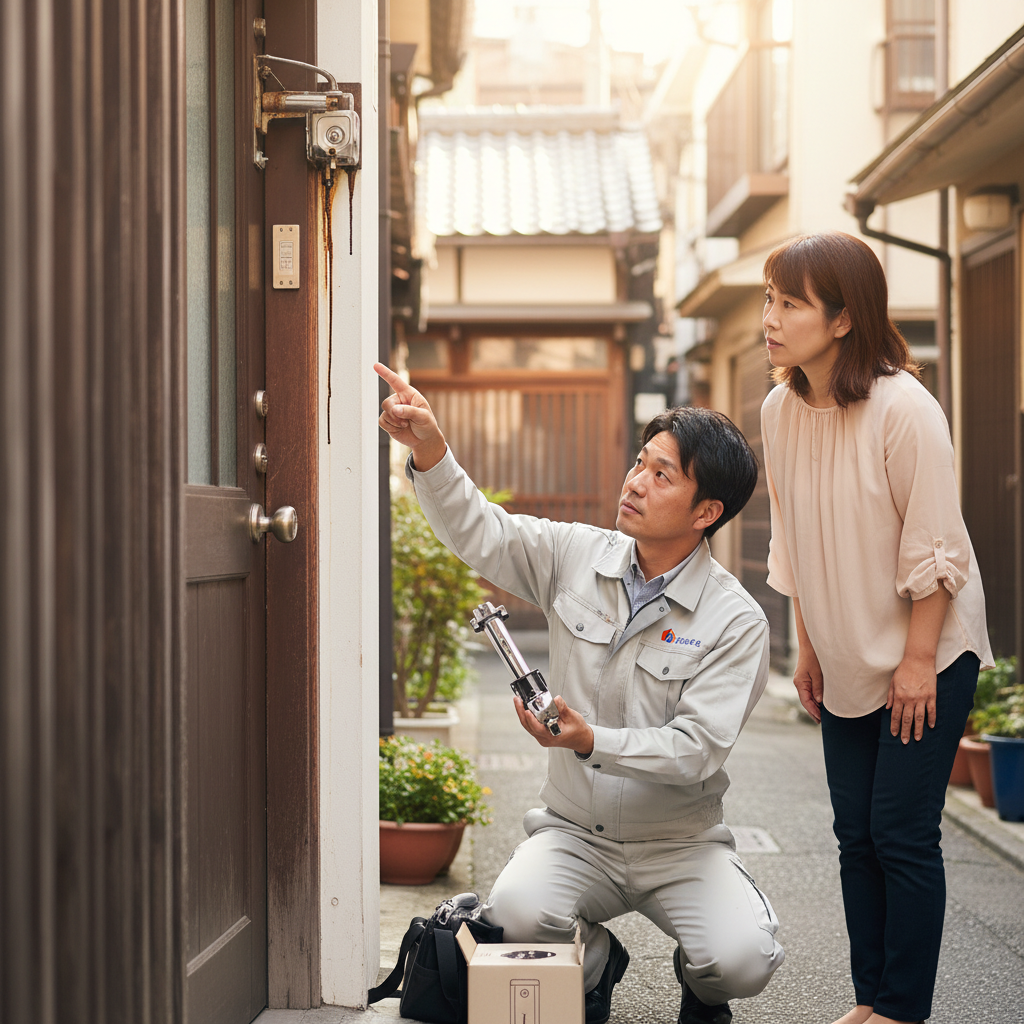 新宿区喜久井町で多い？ドアクローザー修理・交換が必要な理由