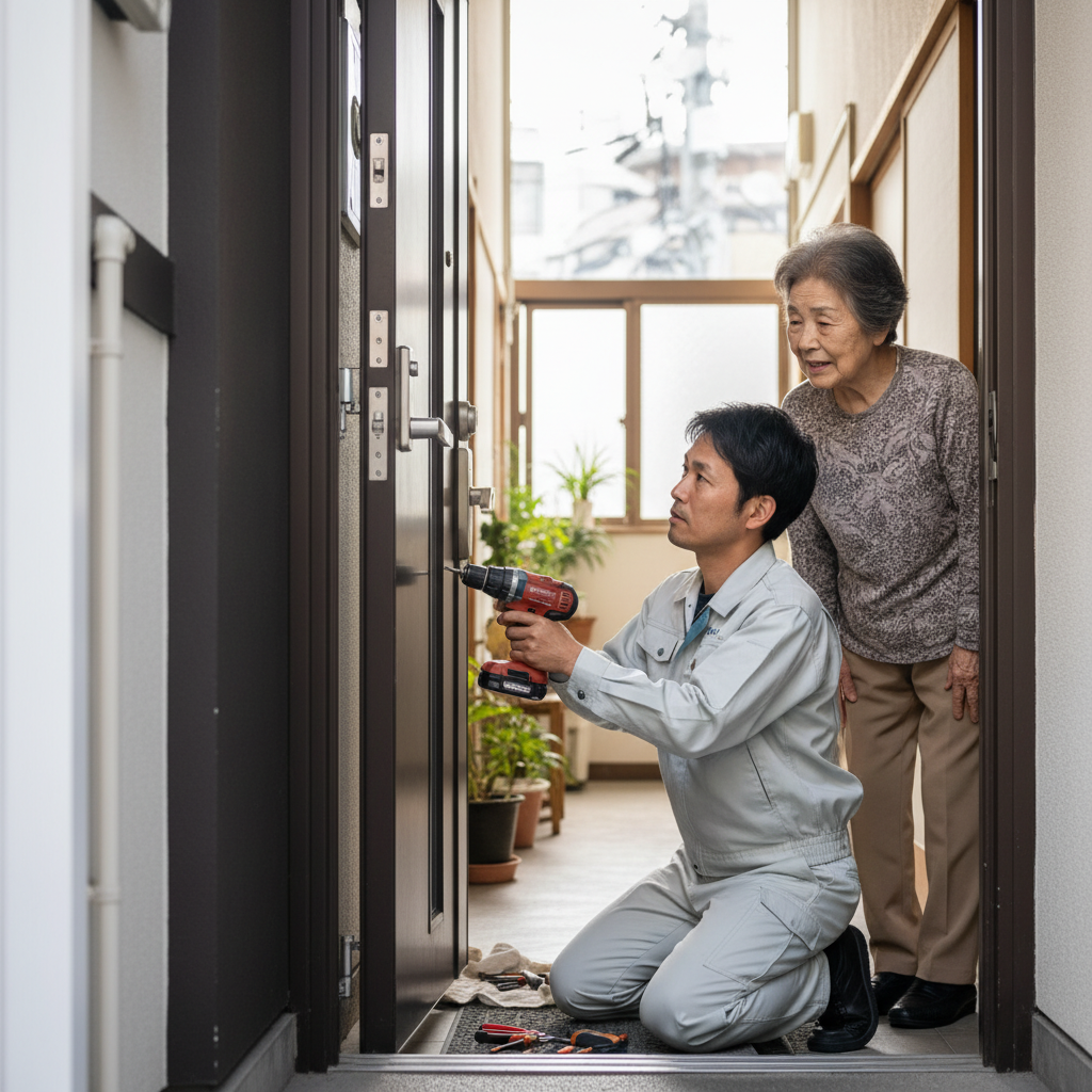 新宿区 北新宿のドアクローザー修理・交換｜原因と対策