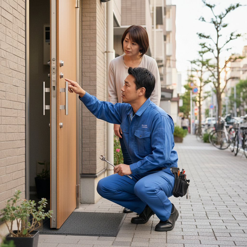 新宿区高田馬場 ドアクローザー交換｜よくある原因と症状