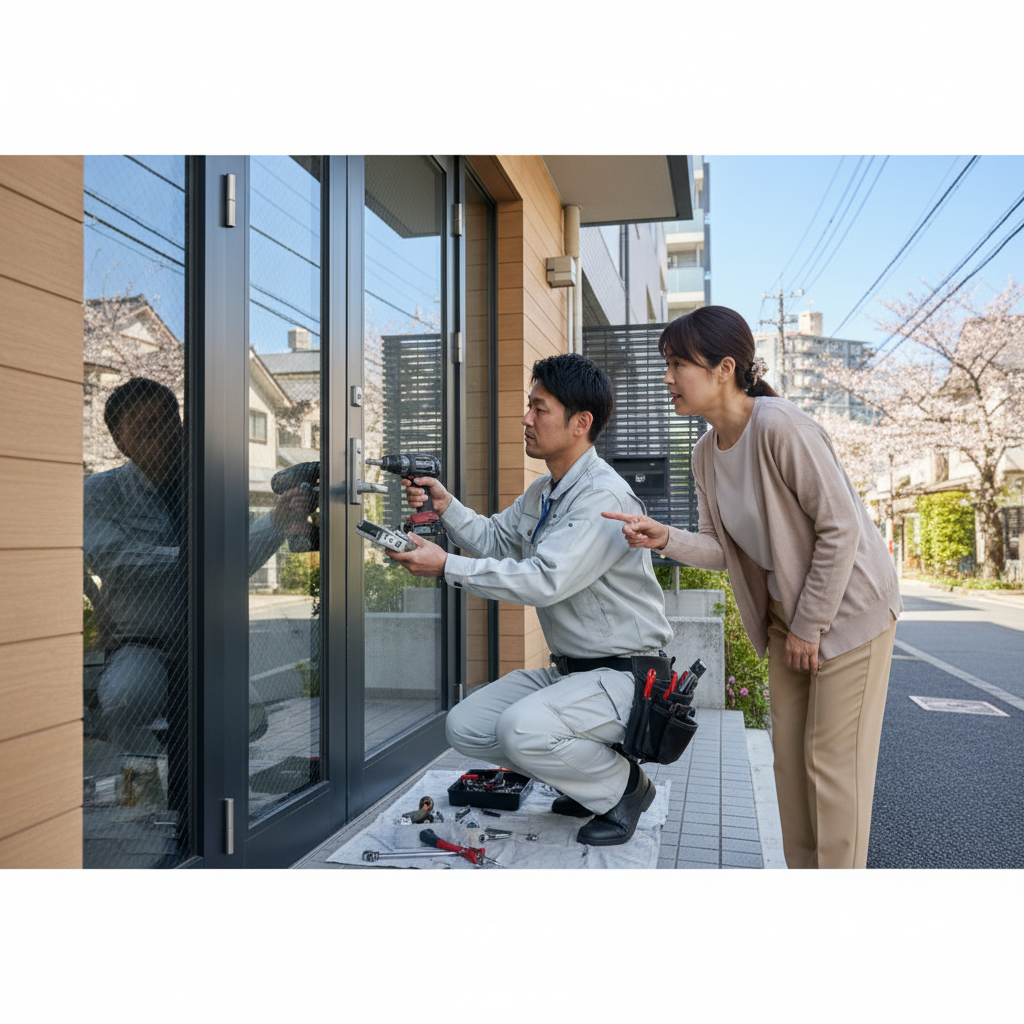 新宿区余丁町でドアクローザー交換！原因と修理の重要性