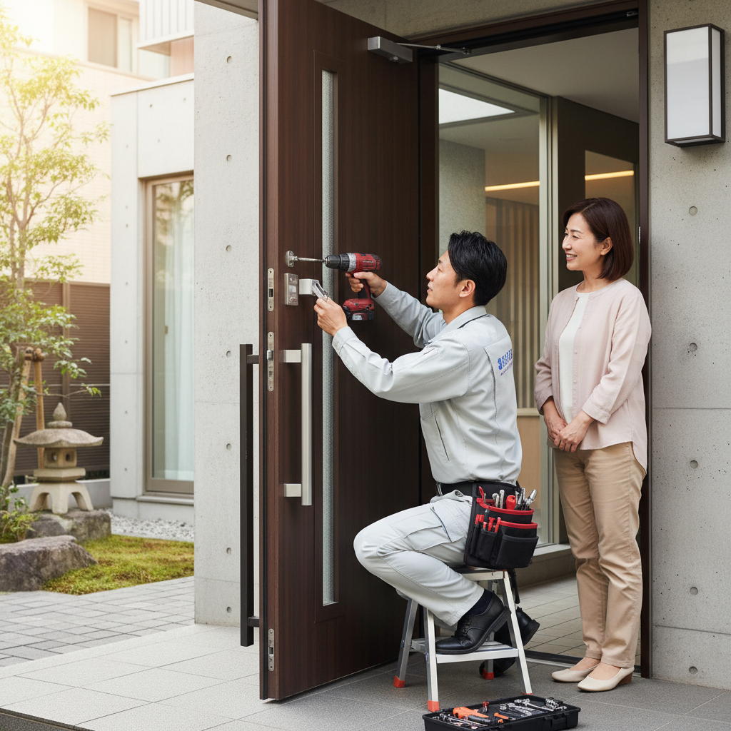 豊島区駒込エリアのドアクローザー修理・交換、お任せください！