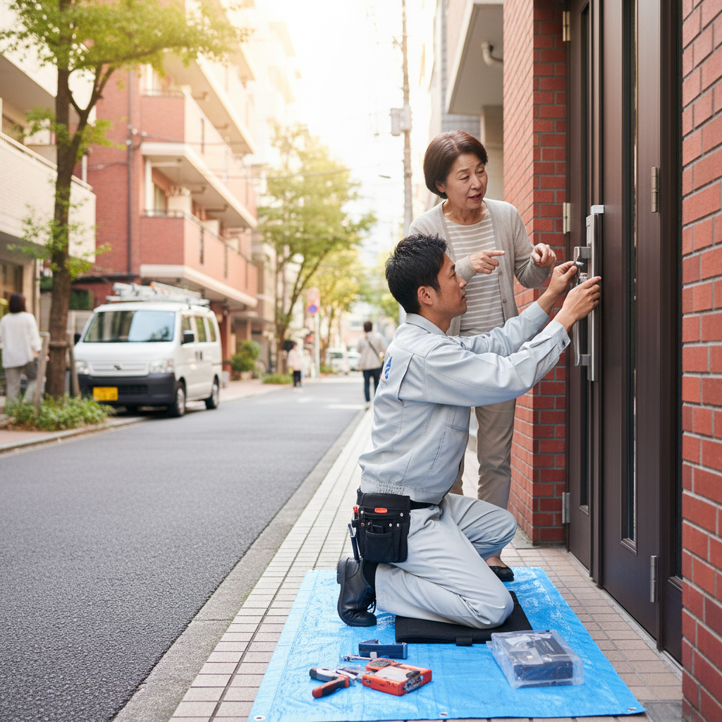 豊島区西池袋でドアクローザー交換！原因と修理の重要ポイント