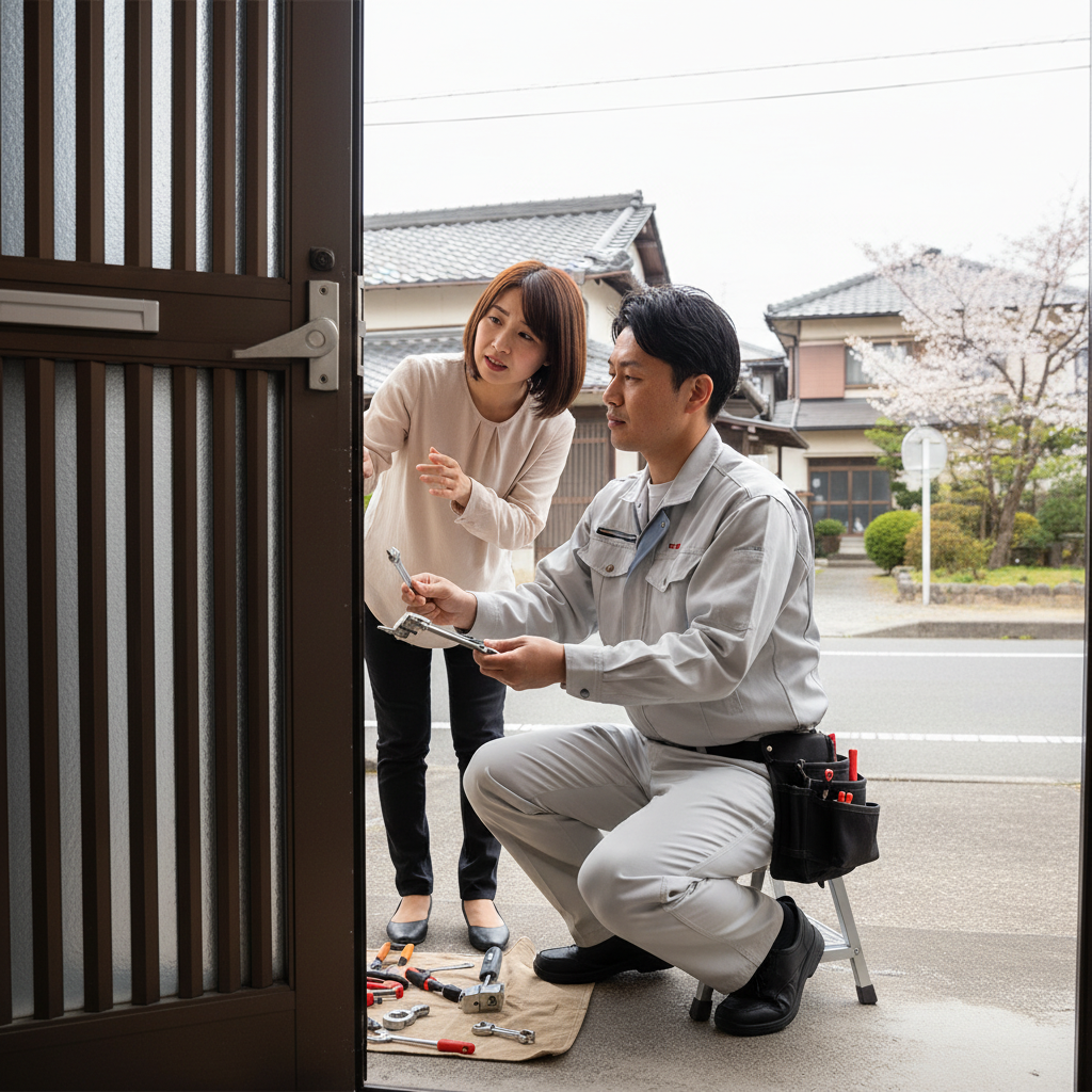 葛飾区東立石でドアクローザー修理・交換！原因と対策