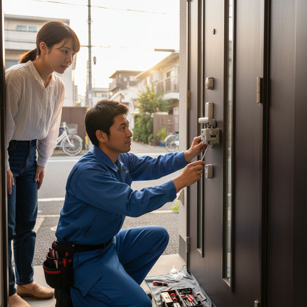 渋谷区幡ヶ谷でドアクローザー修理・交換！よくある原因と症状