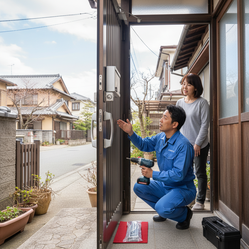 北区赤羽西でのドアクローザー修理・交換：症状と原因をチェック