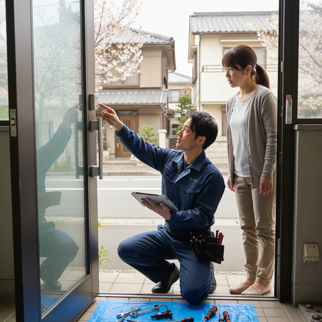 北区王子本町 ドアクローザー修理・交換:原因と症状の特定