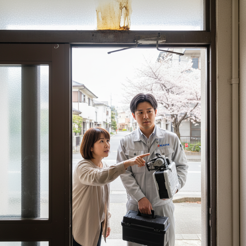 足立区綾瀬でドアクローザー修理・交換が必要な理由と症状