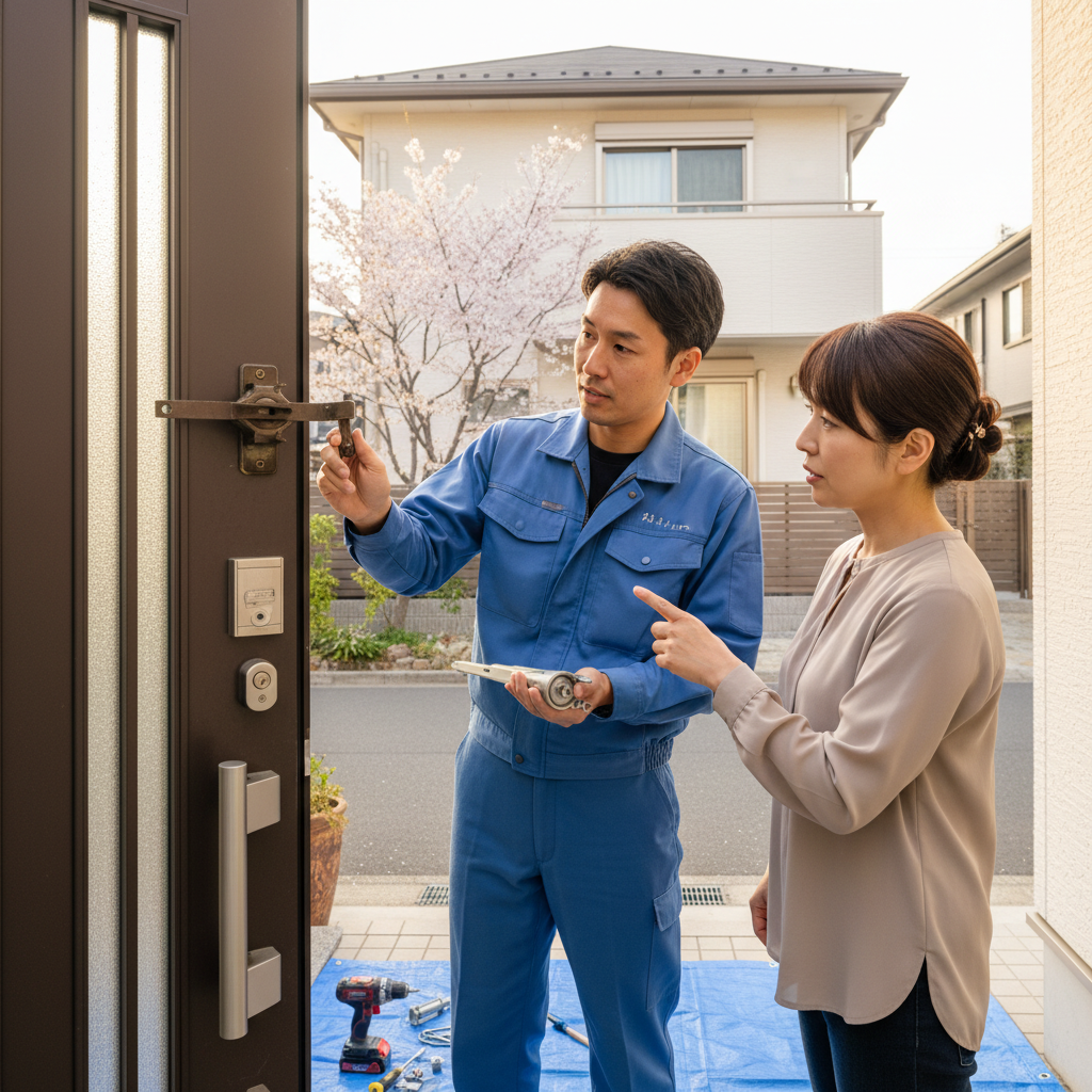 足立区伊興でドアクローザー修理・交換!よくある原因と対策