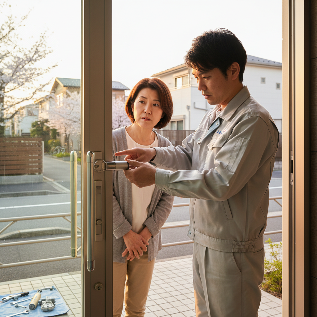 足立区大谷田のドアクローザー修理・交換：原因と対策