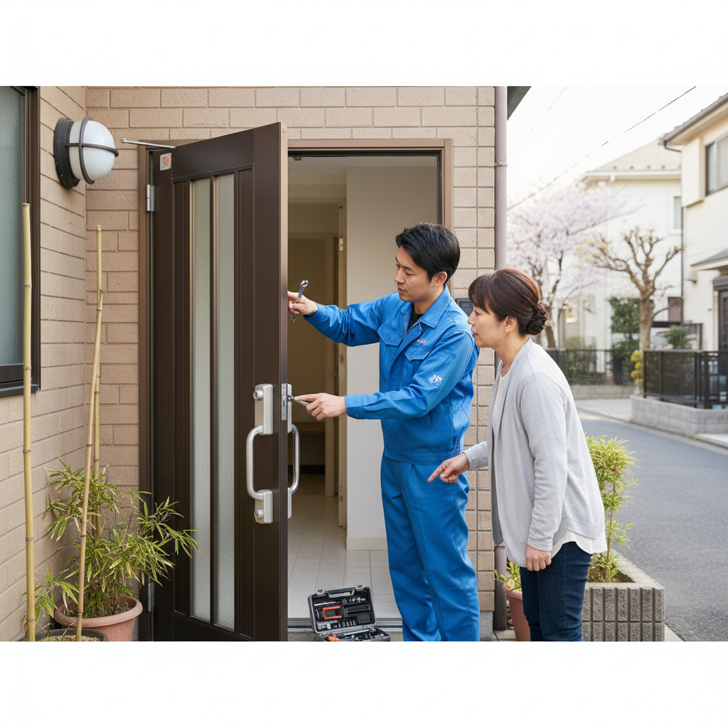 足立区興野でドアクローザー交換！修理が必要な理由と原因