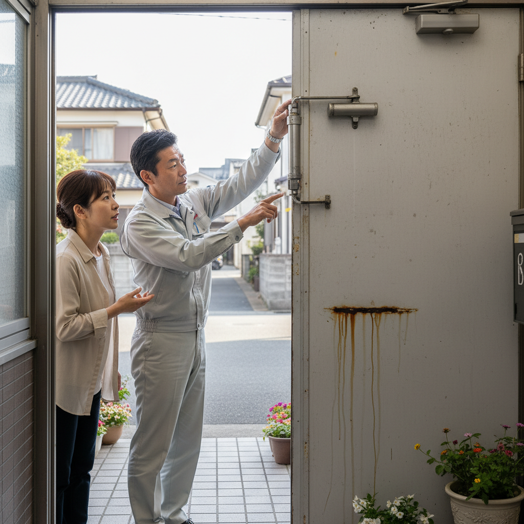 足立区 加賀でドアクローザー交換が必要な理由と症状