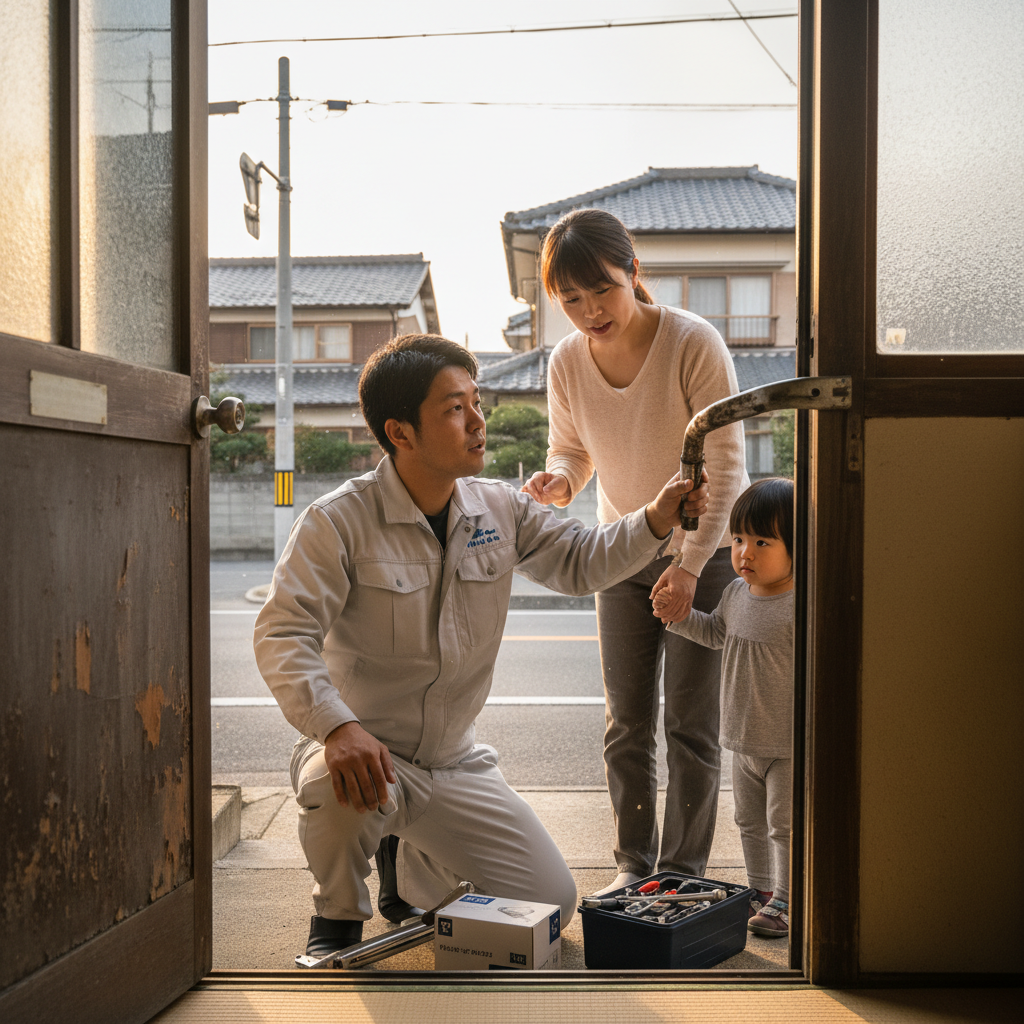 足立区関原でドアクローザー修理・交換が必要な理由