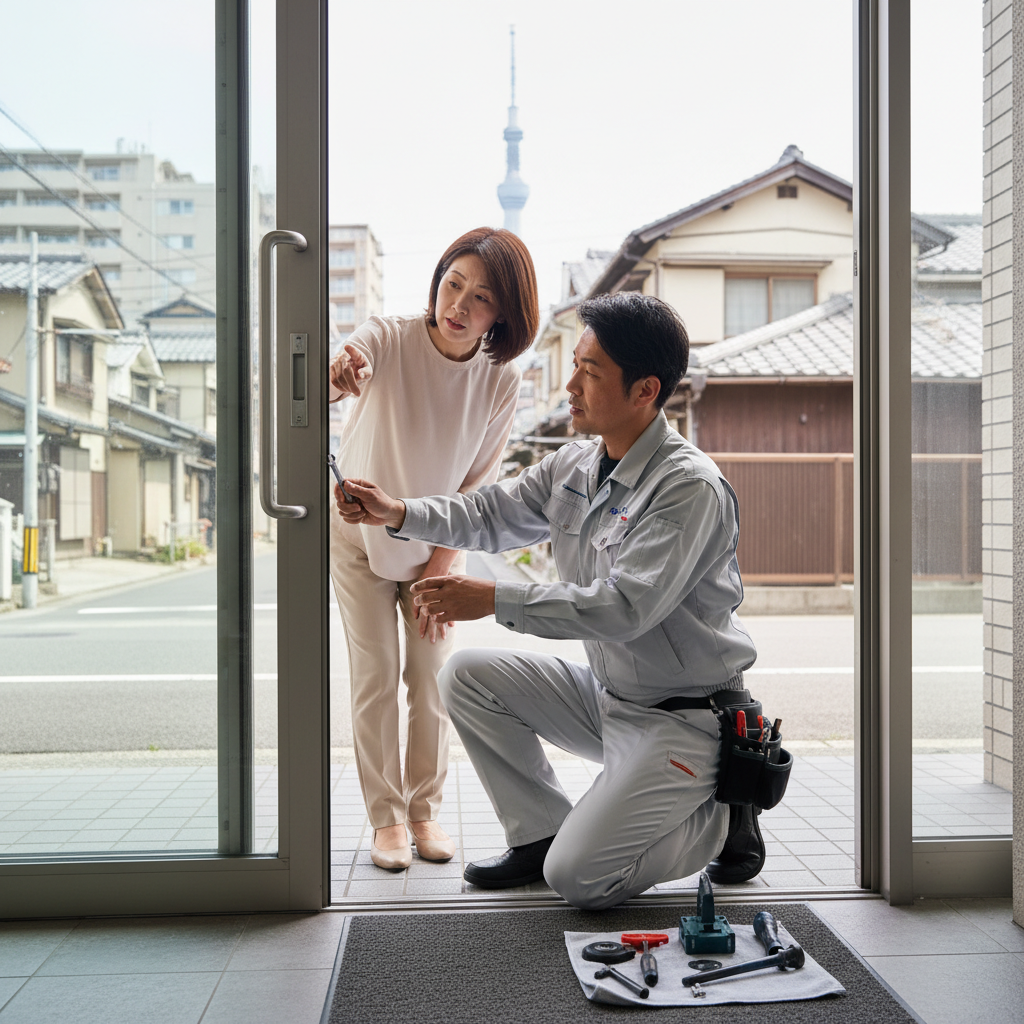 墨田区江東橋でのドアクローザー修理・交換：原因と対策