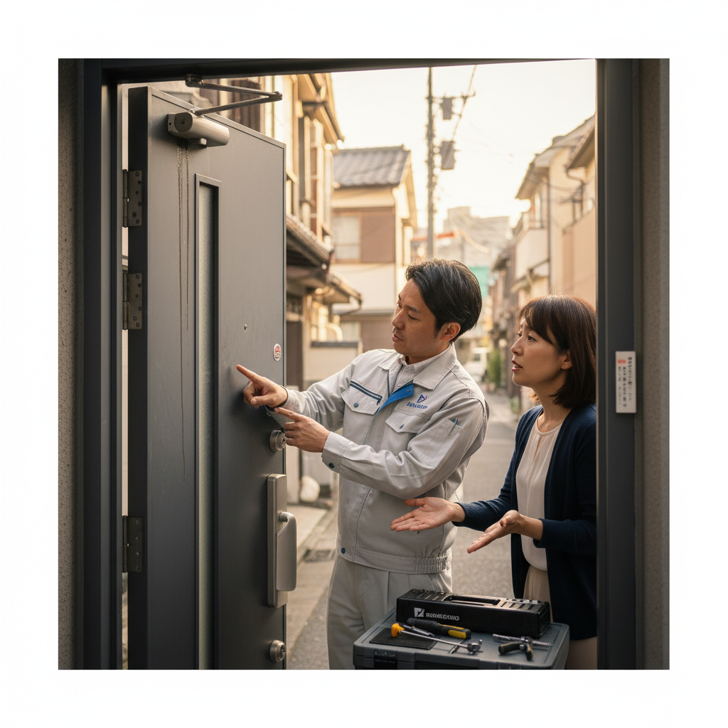 墨田区八広｜ドアクローザー交換が必要な理由と症状