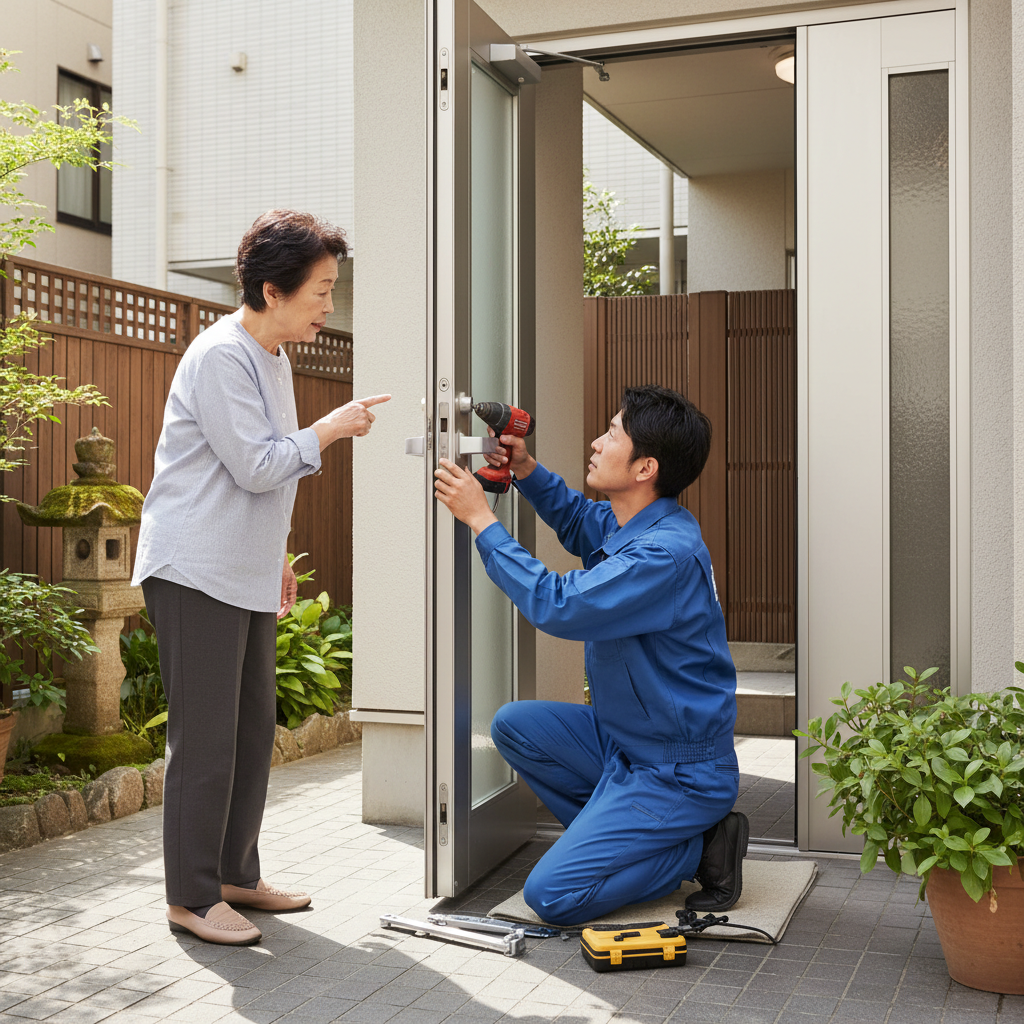 練馬区北町でのドアクローザー修理・交換：原因と対策
