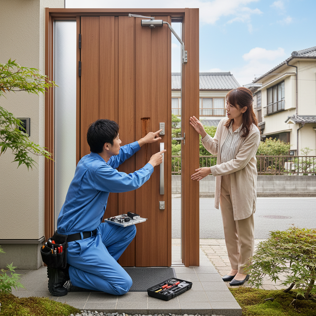 練馬区小竹町でドアクローザー修理・交換が必要な理由と症状