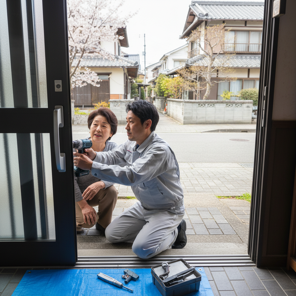 練馬区石神井町でドアクローザー修理・交換！原因と放置するリスク