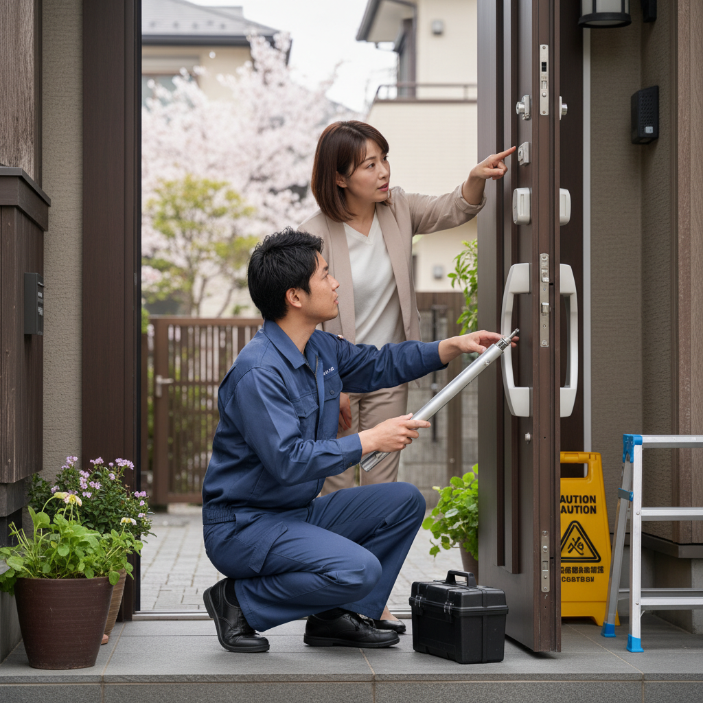 練馬区田柄のドアクローザー修理・交換：緊急時の対応と原因