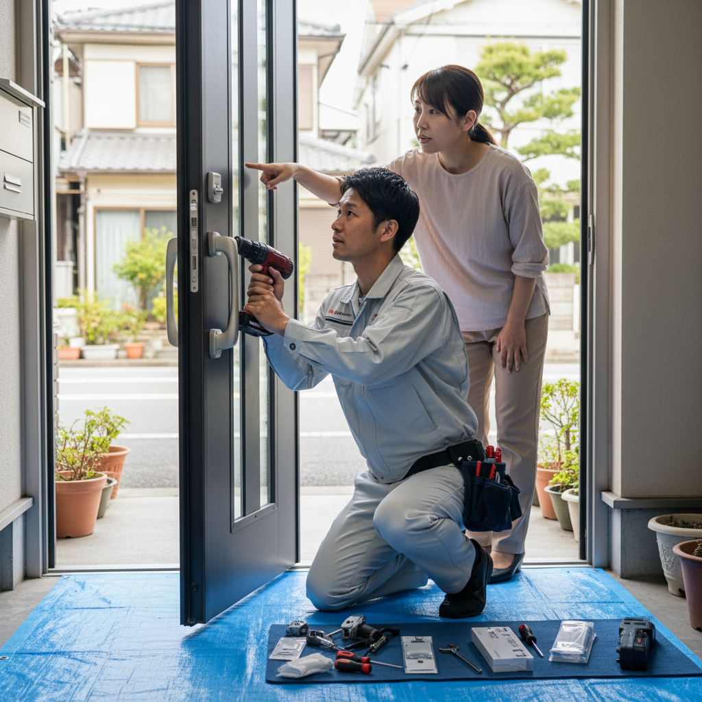 練馬区中村北でドアクローザー修理・交換！原因と対策