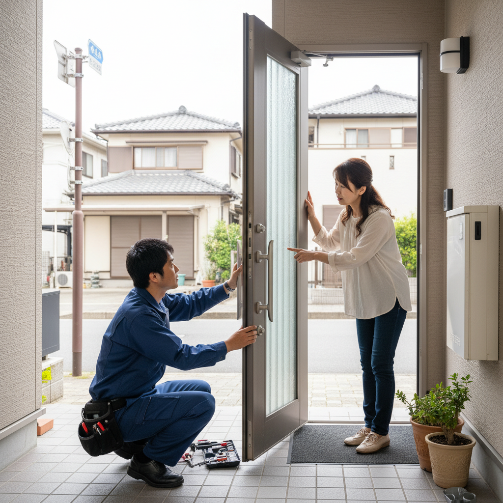 練馬区中村南でドアクローザー修理・交換が必要なケース