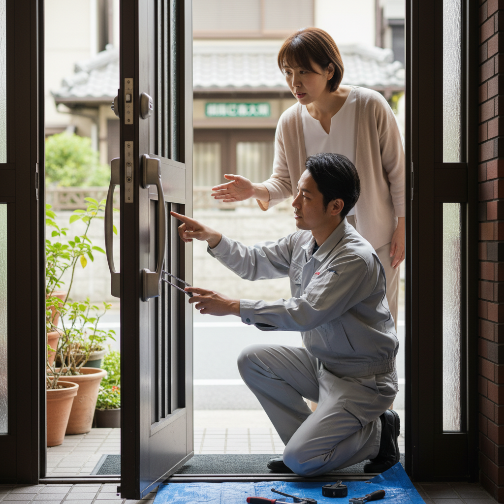 練馬区東大泉 ドアクローザー交換が必要な症状と原因