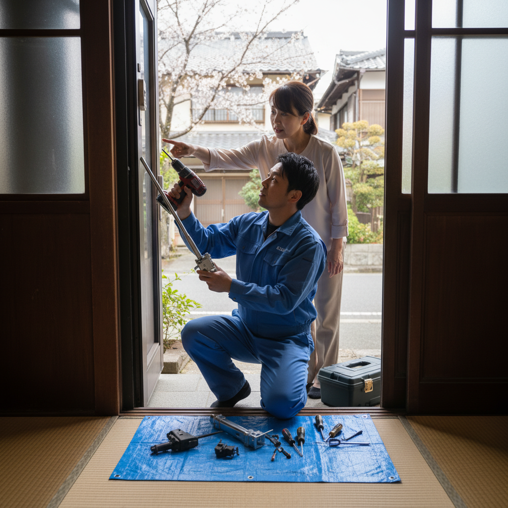 大田区石川町でドアクローザー交換!修理が必要な理由と原因