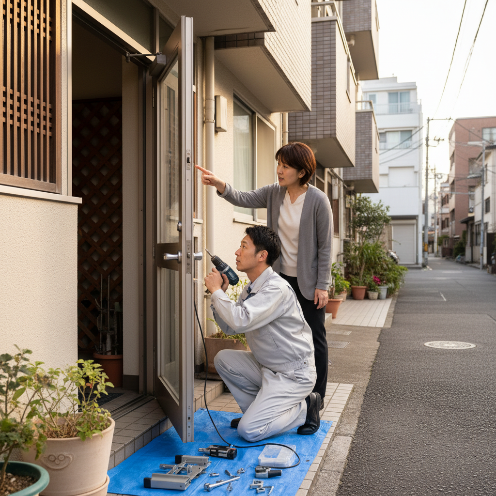 大田区蒲田のドアクローザー修理・交換：原因と放置するリスク