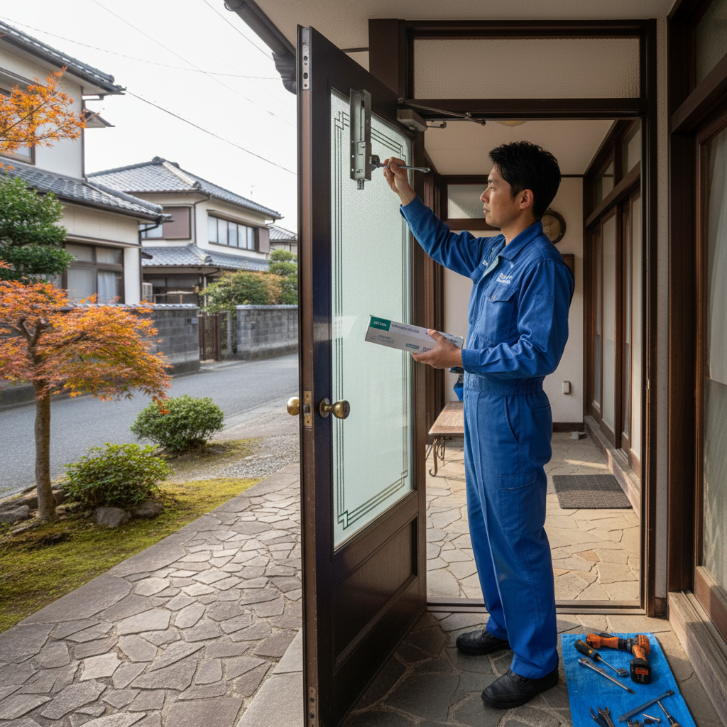 大田区久が原でドアクローザー交換!原因と修理のポイント