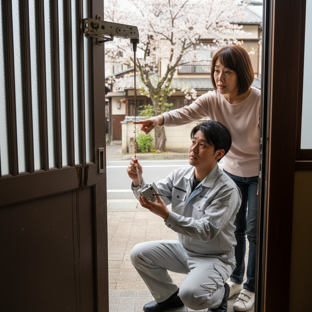 大田区山王でドアクローザー修理・交換が必要な理由と原因