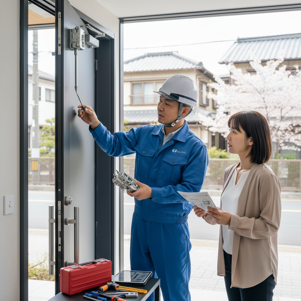 大田区羽田旭町 ドアクローザー交換：症状と原因を徹底解説