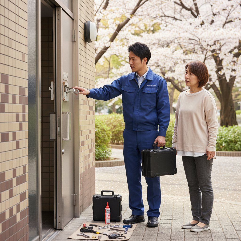 大田区 平和の森公園で多いドアクローザー修理・交換の原因と対策