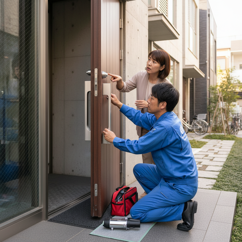 大田区南馬込のドアクローザー修理・交換:緊急時の対応と原因