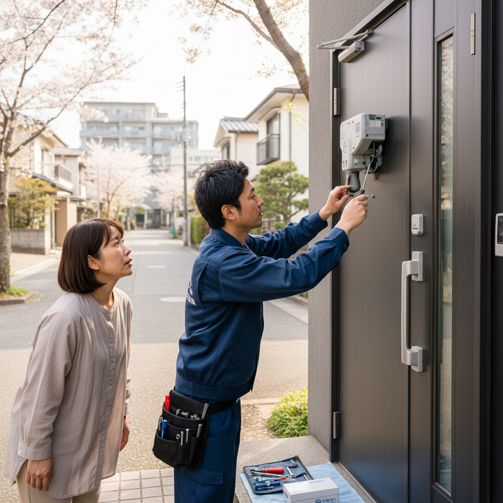 世田谷区八幡山でのドアクローザー修理・交換：原因と対策