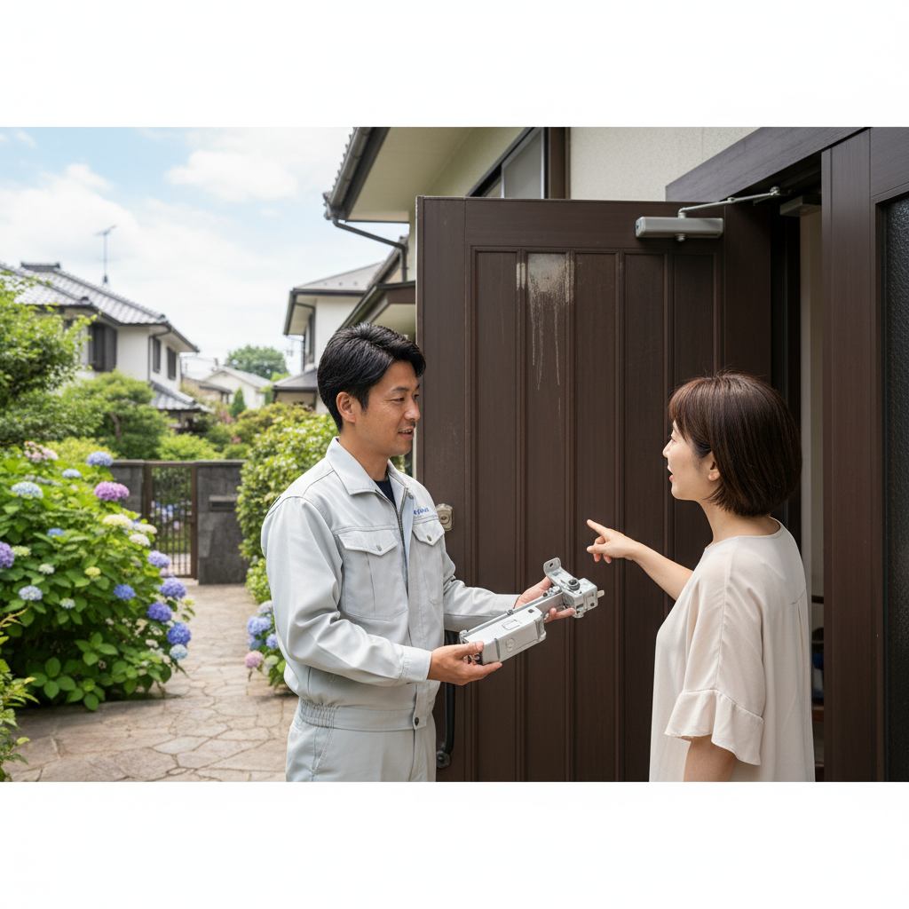 世田谷区成城でドアクローザー修理・交換！症状と原因を知る