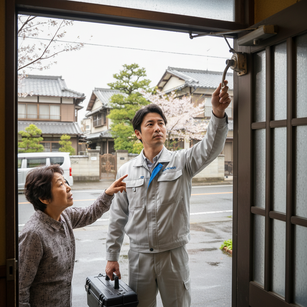 世田谷区南烏山でドアクローザー修理・交換が必要な理由とタイミング
