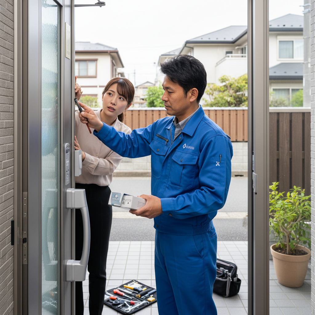 中野区鷺宮でのドアクローザー交換:原因と最適な修理方法